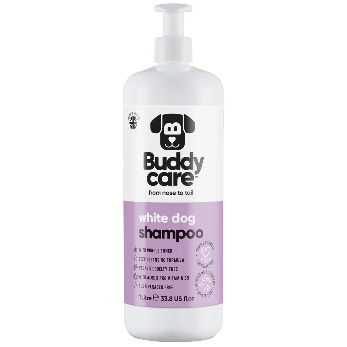 Buddy Care White Dog Shampoo 500ml