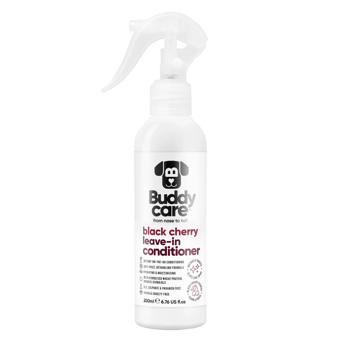 Buddy Care Leave-In Conditioner Black Cherry 200ml