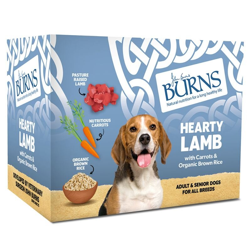 Burns Tray Adult Dog - Lamb 6x395g