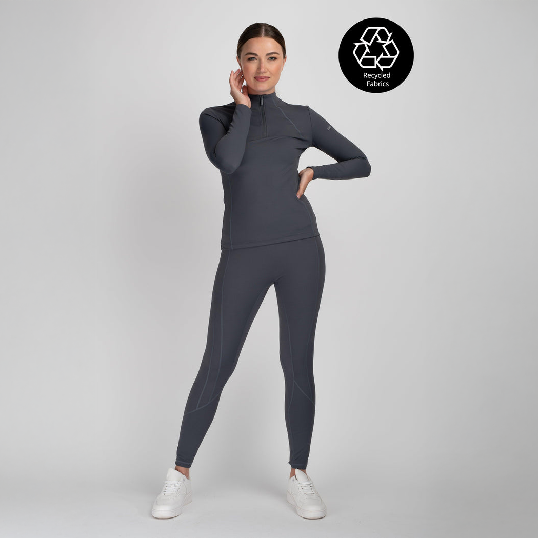 Mochara Technical Leggings Charcoal Recycled