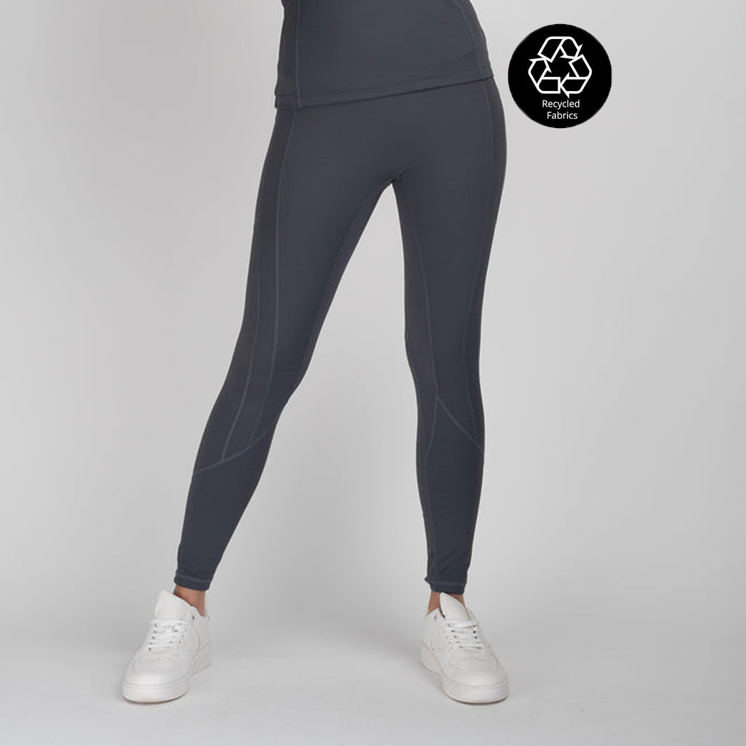 Mochara Technical Leggings Charcoal Recycled
