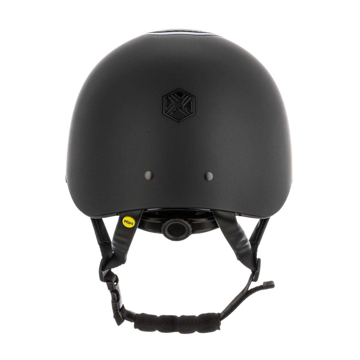 EQx by Charles Owen Hyda Mips Riding Helmet Wide Peak Black Matte / Black Gloss Carbon