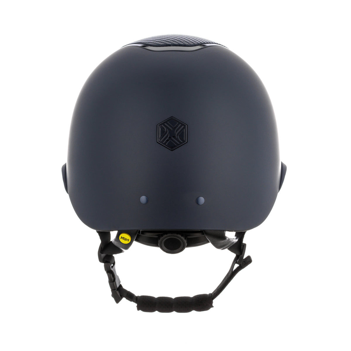 EQx by Charles Owen Hyda Mips Riding Helmet Wide Peak Navy Matte / Navy Gloss Carbon