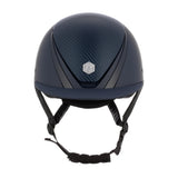 EQx by Charles Owen Hyda Mips Riding Helmet Standard Peak Navy Matte / Navy Gloss Carbon