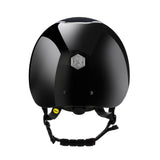 EQx by Charles Owen Hyda Mips Riding Helmet Standard Peak Navy Gloss / Chrome Sparkly