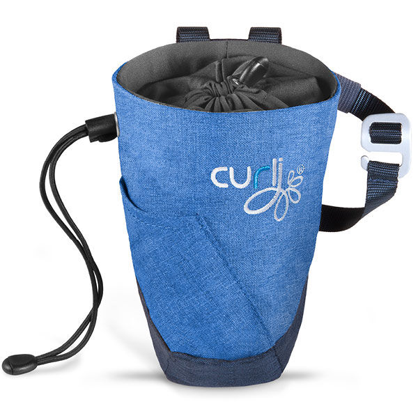 Curli Dog Treat Bag V2 Blue