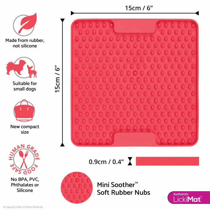 LickiMat Mini Soother Pink