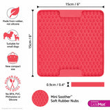 LickiMat Mini Soother Pink