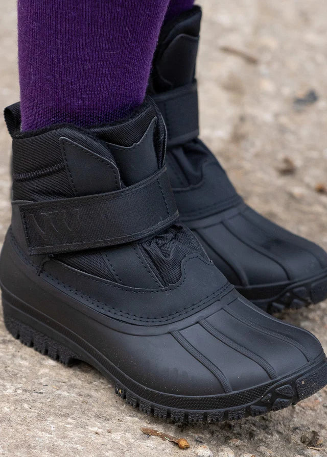 Woof Wear Junior Short Yard Boot Black