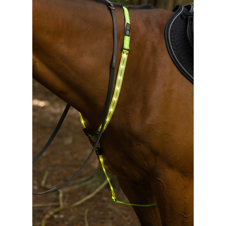Woof Wear LED Neck Band Hi Viz Yellow M / L