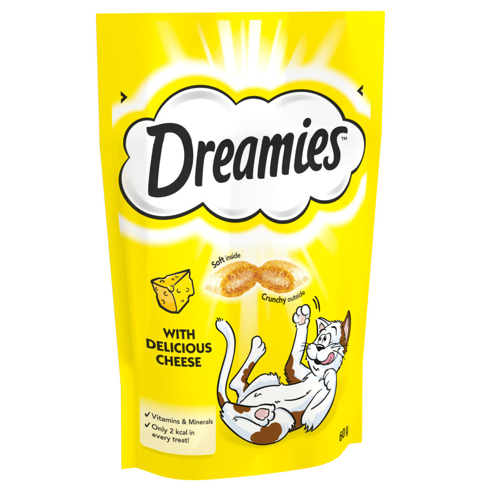 Dreamies Cat Treat Biscuits With Cheese 60g