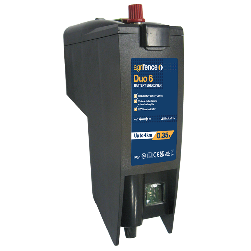 Agrifence Duo 6 Battery Fence Energiser (12v)
