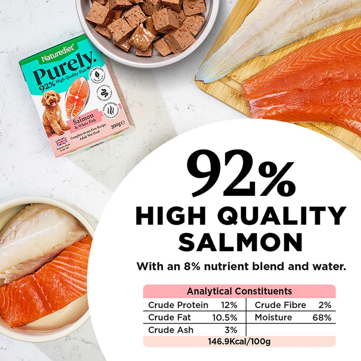 Nature Diet Dog - Purely Salmon 390g