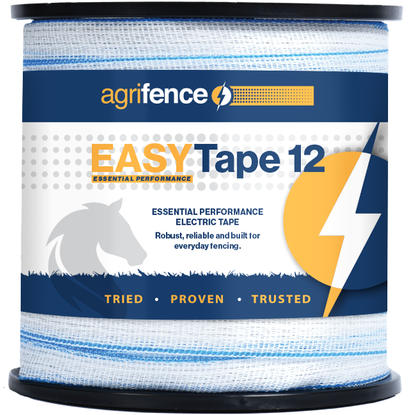 Agrifence Easytape 12 Tape White 12mmX200m