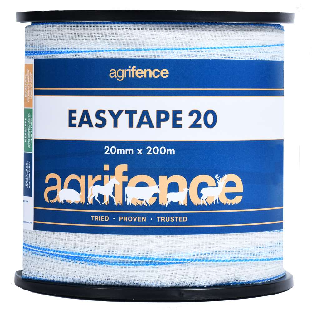Agrifence Easytape 20 White 20mmX200m