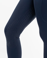 EQUIDRY Women's Water Repellent FG Leggings Navy / Pale Pink