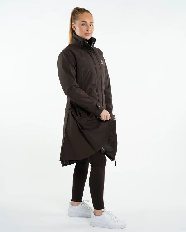 EQUIDRY Women's Bronte Waterproof Riding Coat Brown