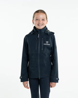 EQUIDRY Girl's Varsha Waterproof Riding Jacket Navy