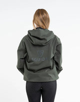 EQUIDRY Women's Waterproof Storm Smock Black Forest Green