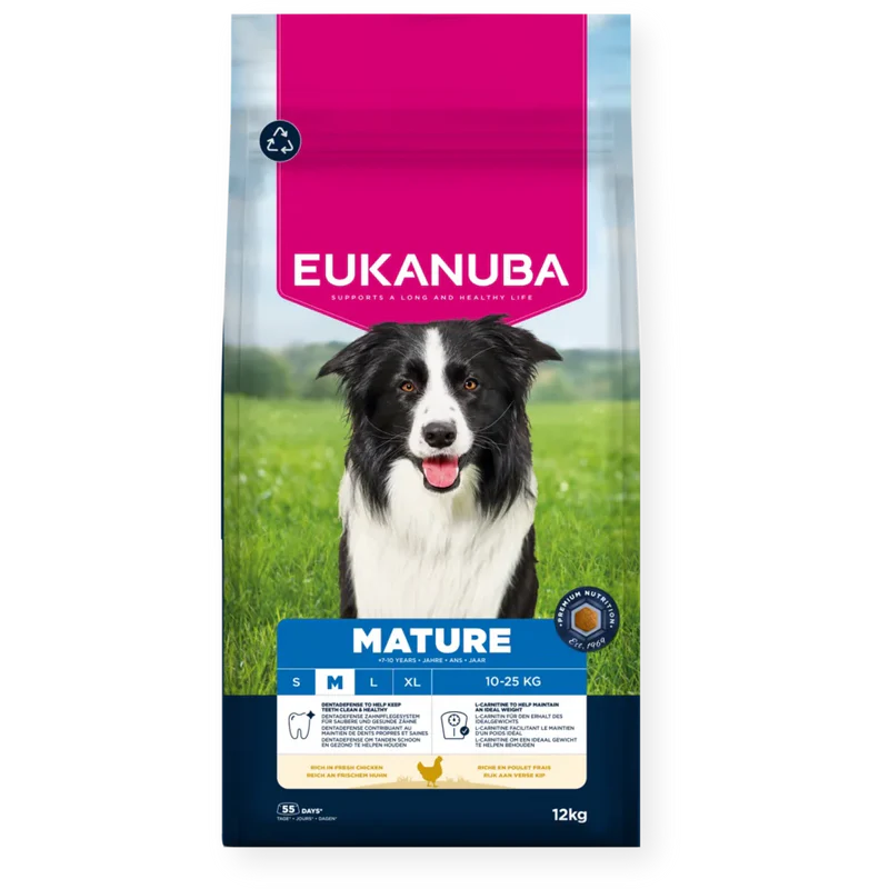 Eukanuba Mature Medium Breed Chicken 12kg