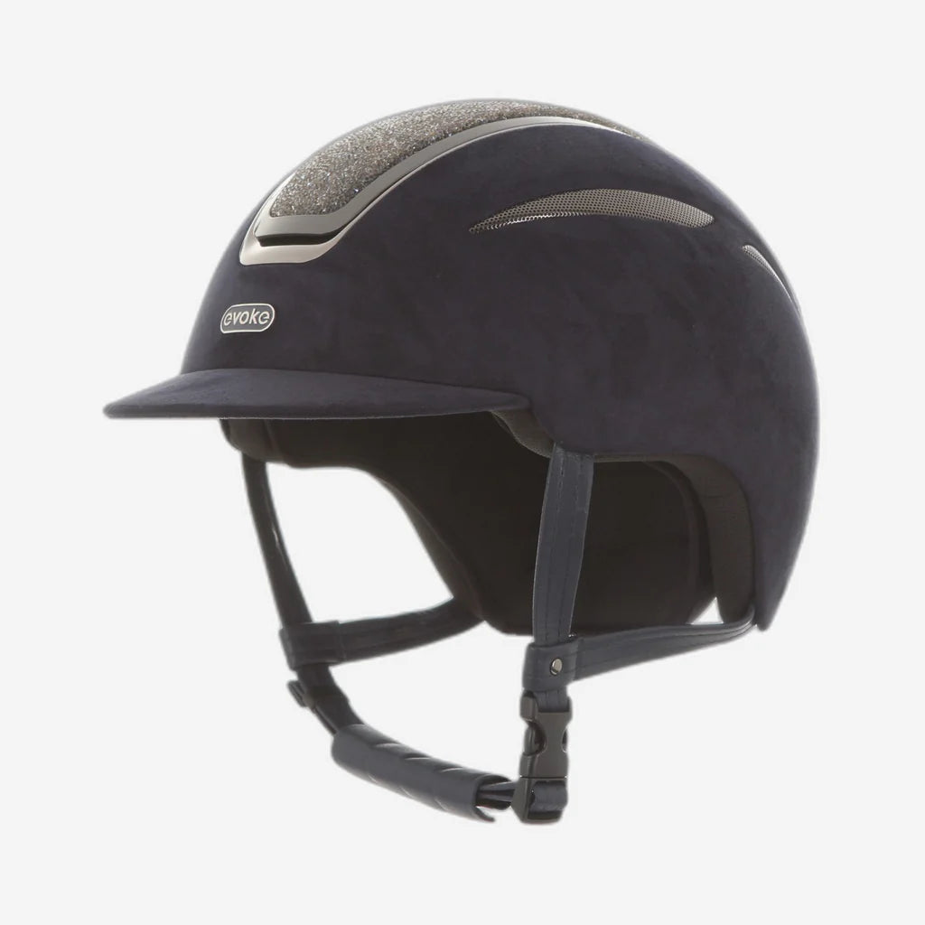 Evoke Callisto Classic Peak Navy Suede/Steel Crystal