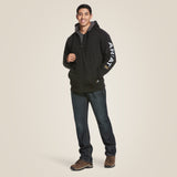 Ariat Mens Rebar All-Weather Full Zip Hood Black
