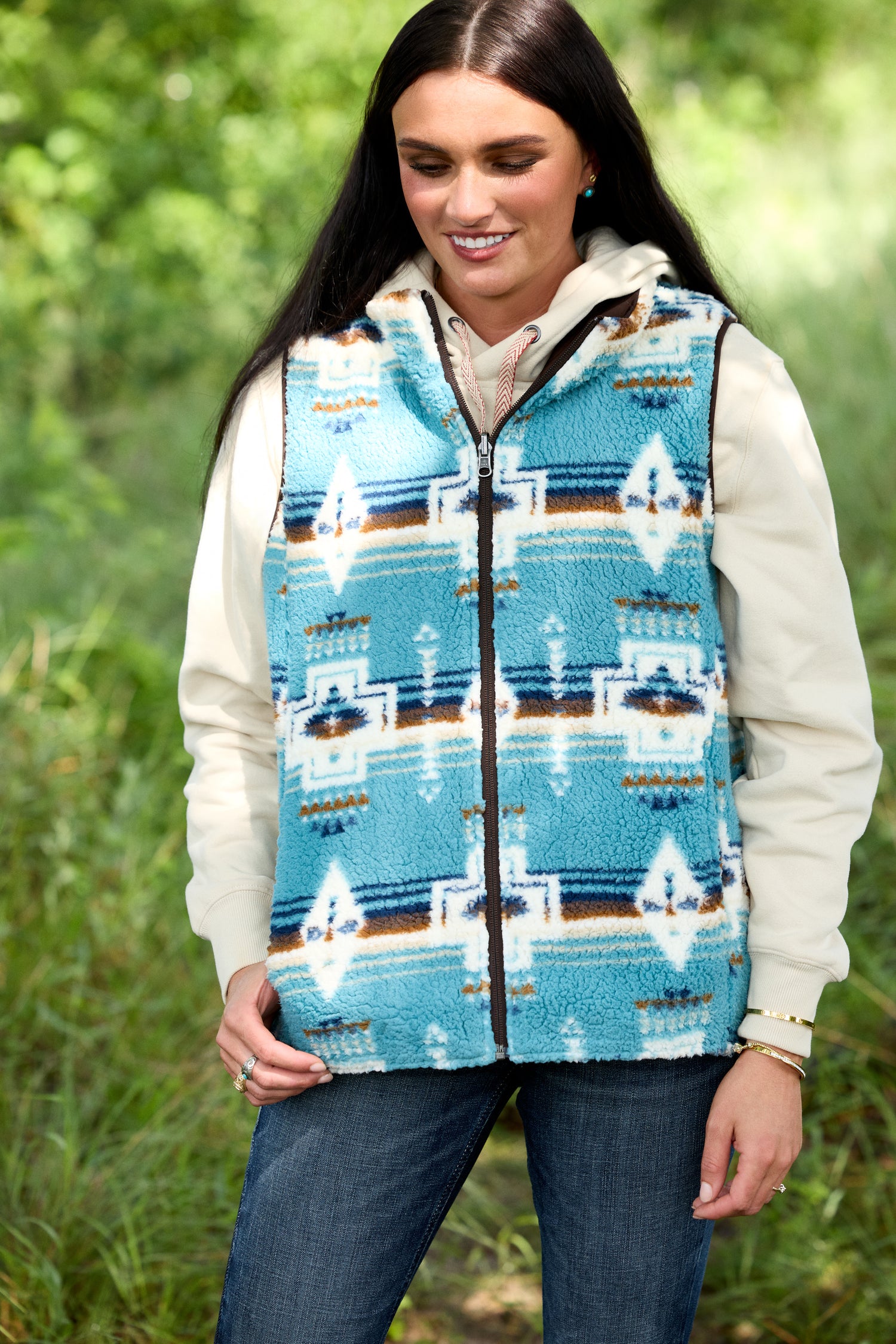 Ariat Womens Dilon Insulated Reversible Vest Mole