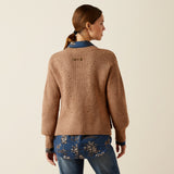 Ariat Womens Blaydon Sweater Woodsmoke Heather