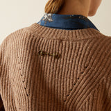 Ariat Womens Blaydon Sweater Woodsmoke Heather