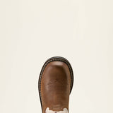 Ariat Womens Fatbaby Heritage Lilah Western Boot Chocolate Chip / Distressed Ivory