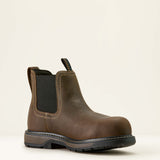 Ariat Womens Riverter Chelsea H20 Composite Toe Work Boot Dark Brown