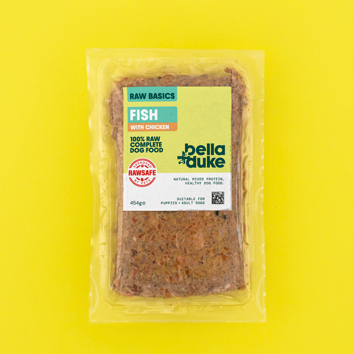 Bella + Duke Raw Basics Fish with Chicken 454g