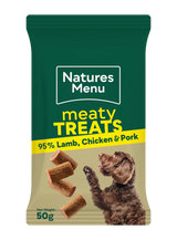 Natures Menu Dog - Meaty Treats Lamb, Chicken & Pork 50g