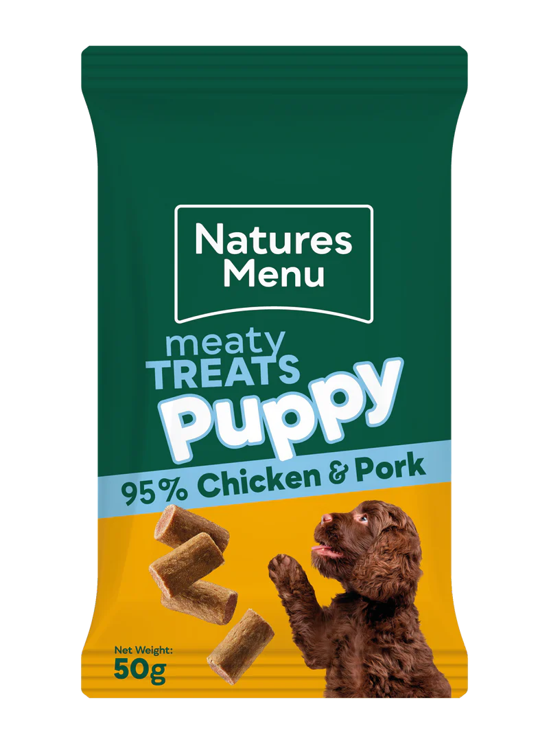 Natures Menu Dog - Meaty Treats Puppy Chicken & Pork 50g