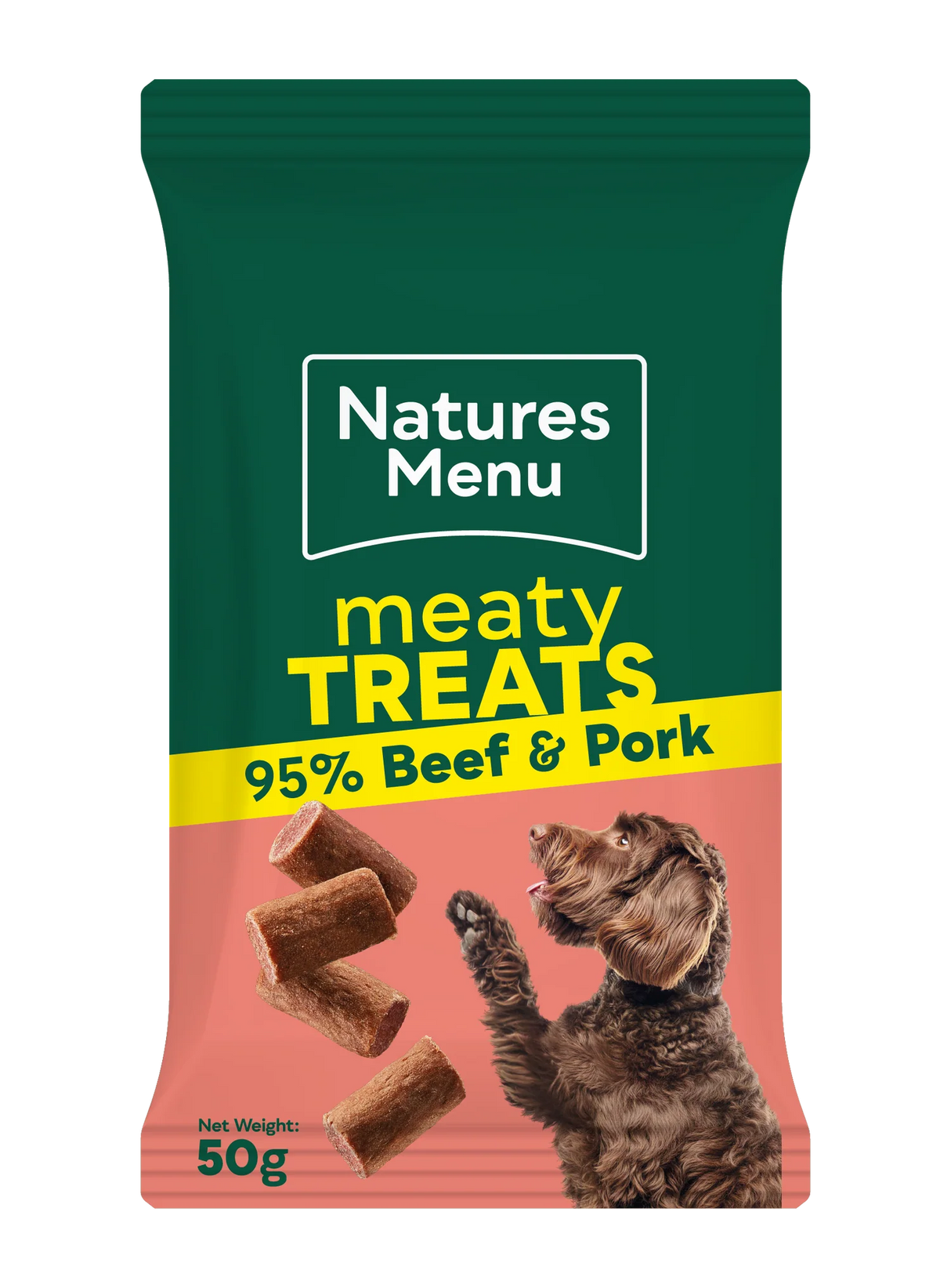 Natures Menu Dog - Meaty Treats Beef & Pork 50g