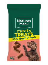 Natures Menu Dog - Meaty Treats Beef & Pork 50g