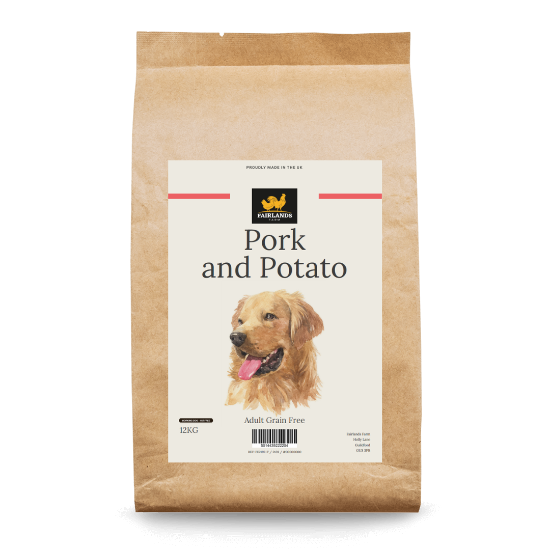 Fairlands Farm Working Dog Grain Free Adult Pork & Potato 12kg