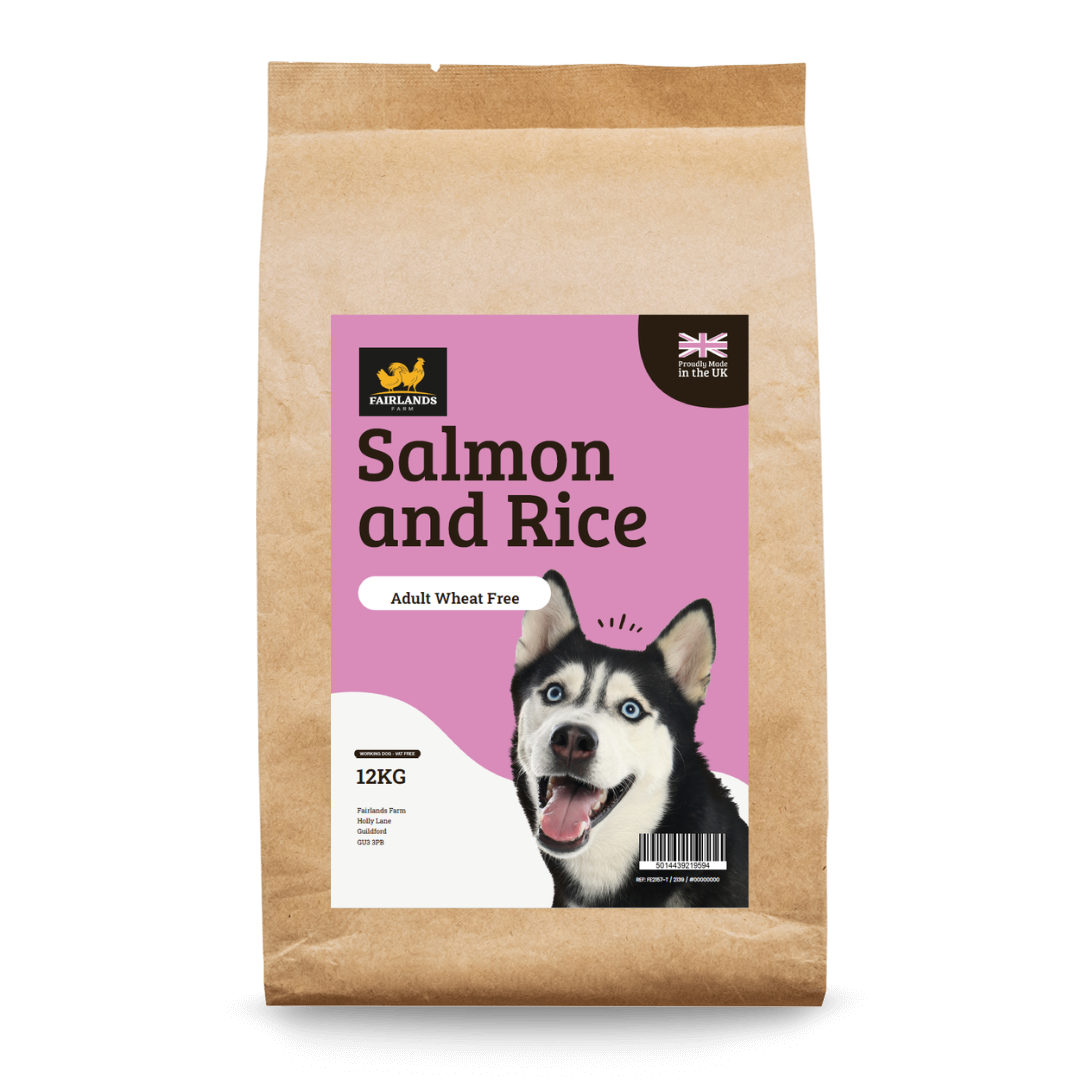 Fairlands Farm Working Dog Wheat Free Salmon & Rice 12kg