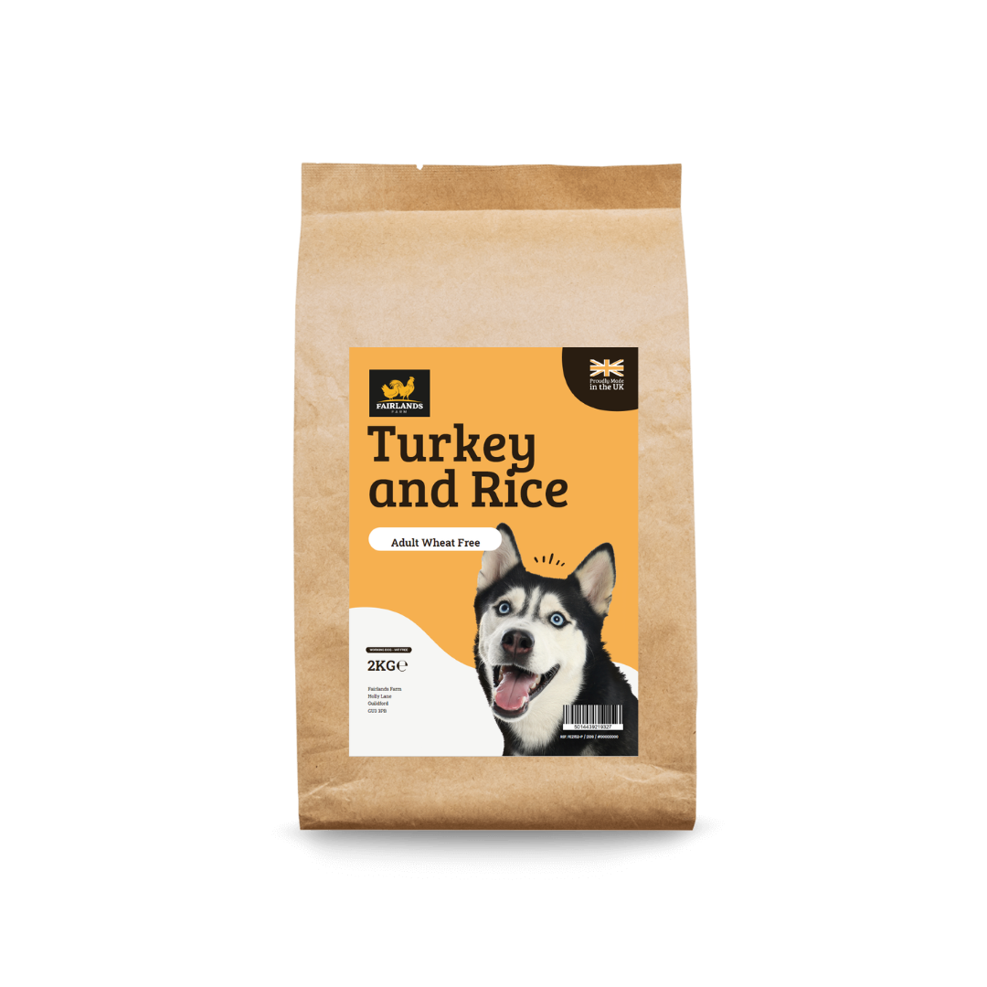Fairlands Farm Working Dog Wheat Free Turkey & Rice 2kg