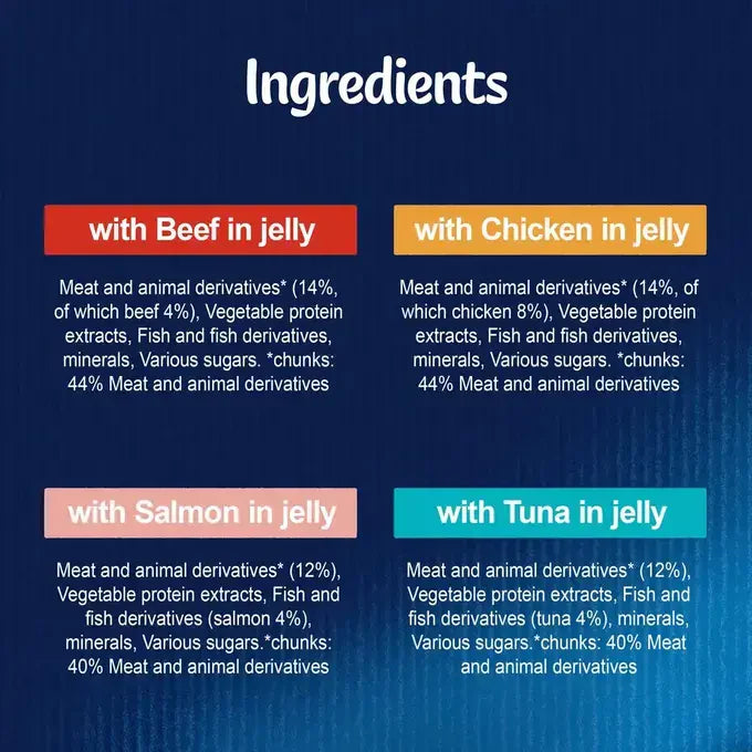 Felix As Good As It Looks Mixed Selection in Jelly Wet Cat Food 40x100g