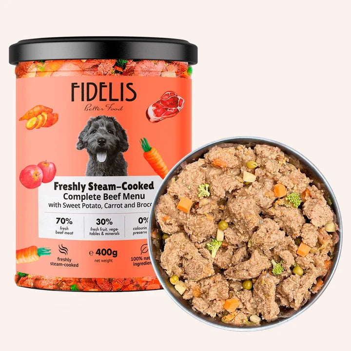 Fidelis Beef with Sweet Potato, Carrot & Broccoli 400g
