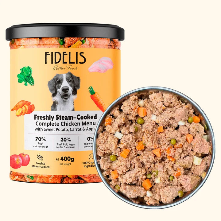 Fidelis Chicken with Sweet Potato, Carrot & Apple 400g