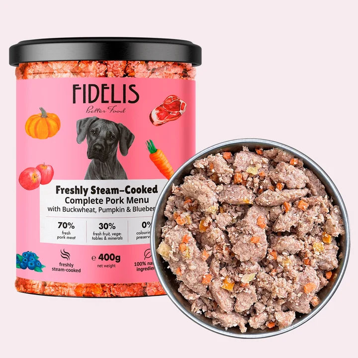 Fidelis Pork with Buckwheat, Pumpkin & Blueberries 400g