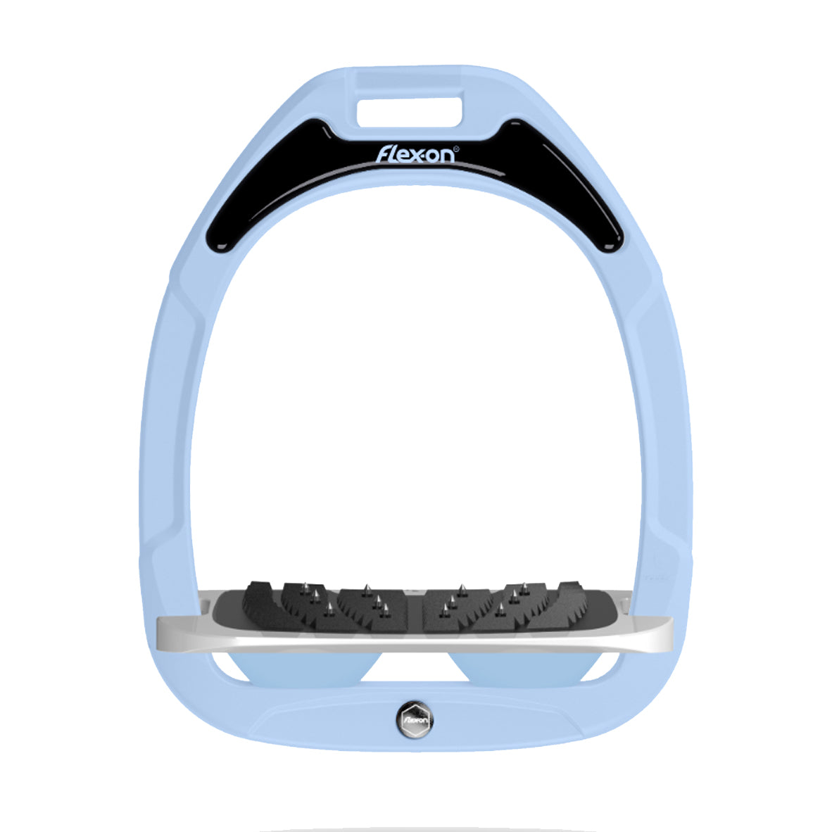 Flex-on Green Composite Stirrups Glacier Blue/Grey/Glacier Blue Inclined Ultra Grip