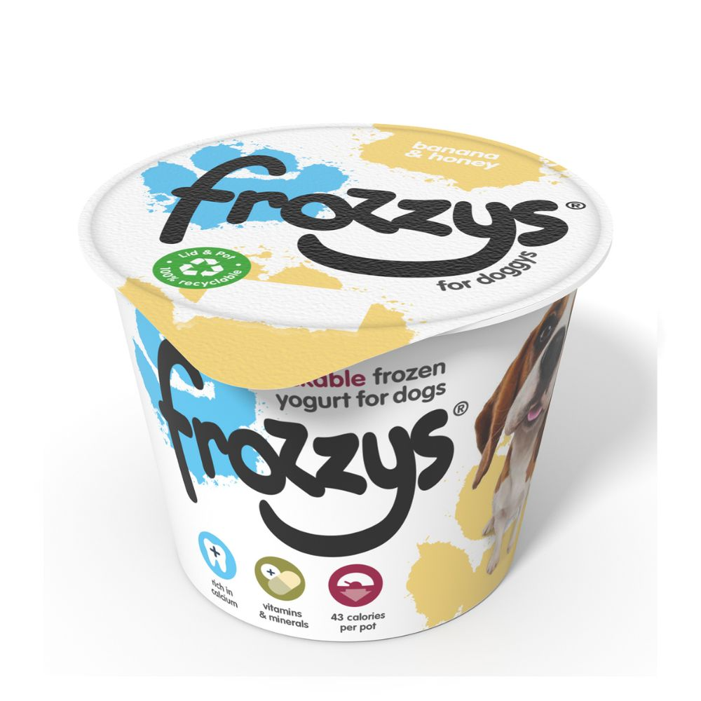 Frozzys Banana & Honey Frozen Yogurt For Dogs 85g
