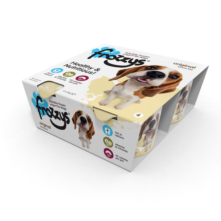 Frozzys 4pk Original Frozen Yogurt For Dogs