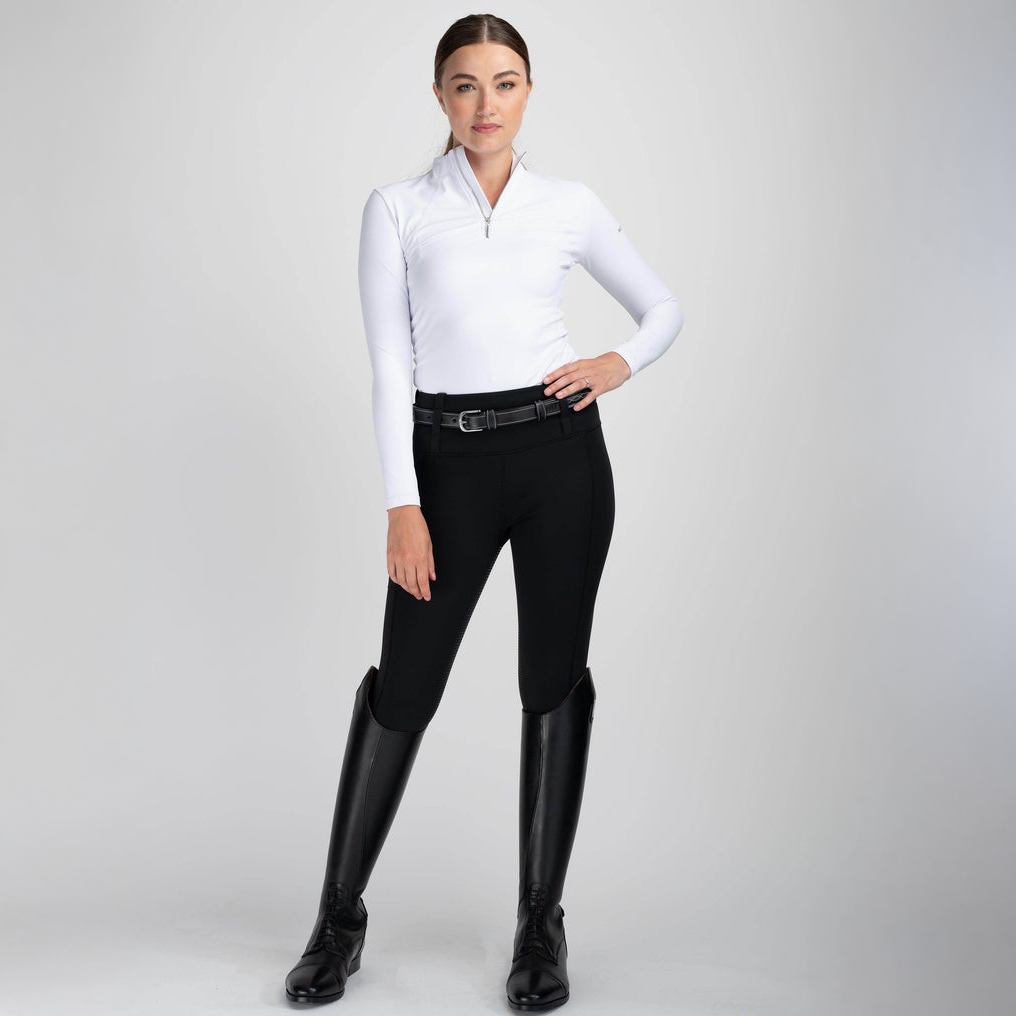 Mochara Pull On Breeches Full Seat Black