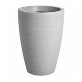 Strata Amesbury Medium Tapered Round Planter Stone