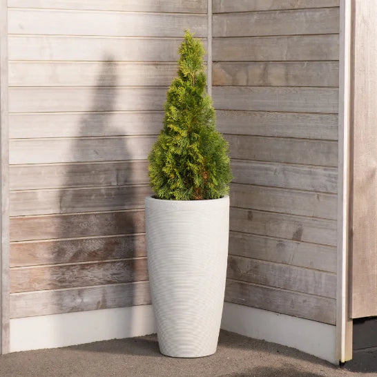 Strata Amesbury Large Tapered Round PlanterStone