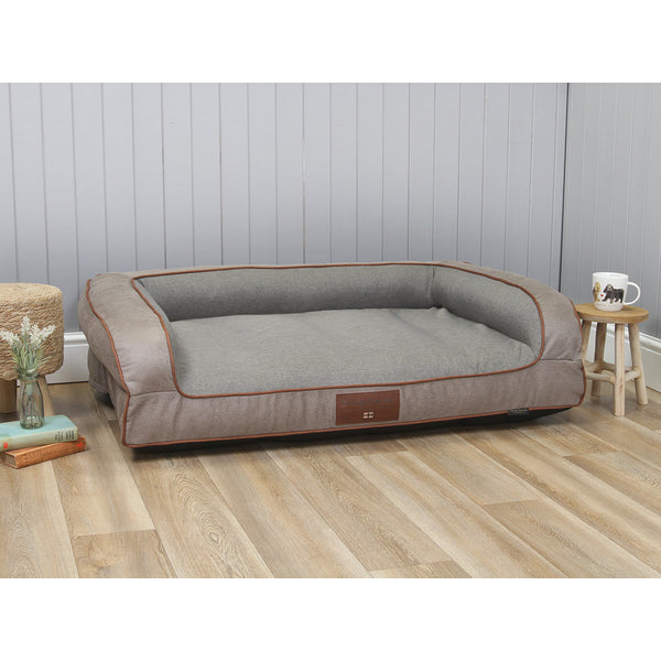 George Barclay Beckley Orthopaedic Sofa Bed Taupe Large